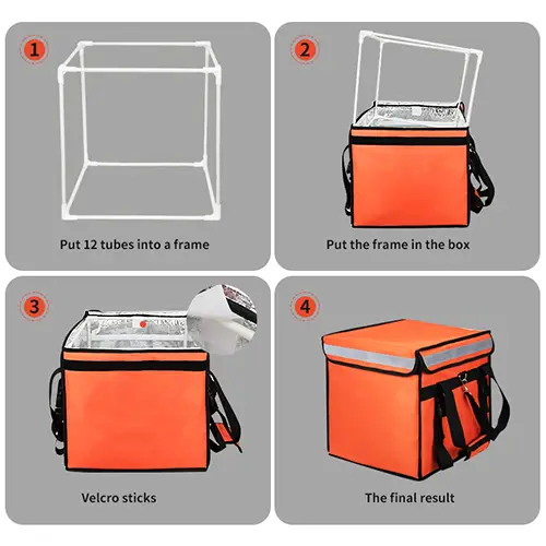 Customizable Insulated Storage Bag with Aluminum Lining